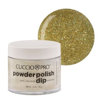Powder Polish Dip System - Gold Glitter with large & small flecks Dipping Powder 45g (1.6oz)