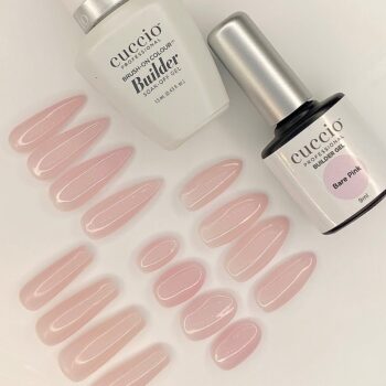 Cuccio Pro Brush On Colour Builder Gel with Calcium – Bare Pink | LED/UV - 13ml - Image 2