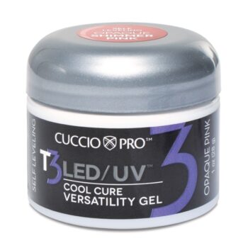 T3 LED/UV Self Levelling Gel - Opaque Shimmer Pink 28g (1oz)
