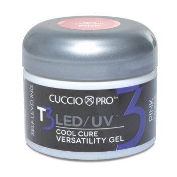 T3 LED/UV Self Levelling Gel - Transparent Pink 28g (1oz)
