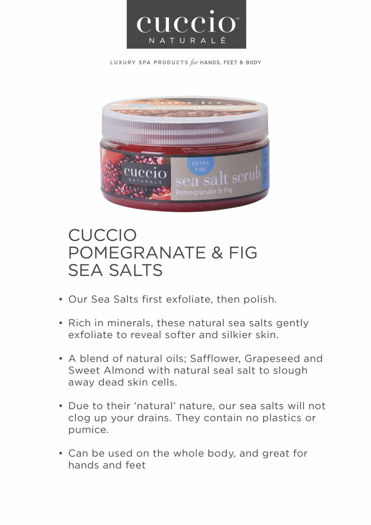 Pomegranate & Fig Sea Salt Hands & Body 226g (8oz) - Image 2