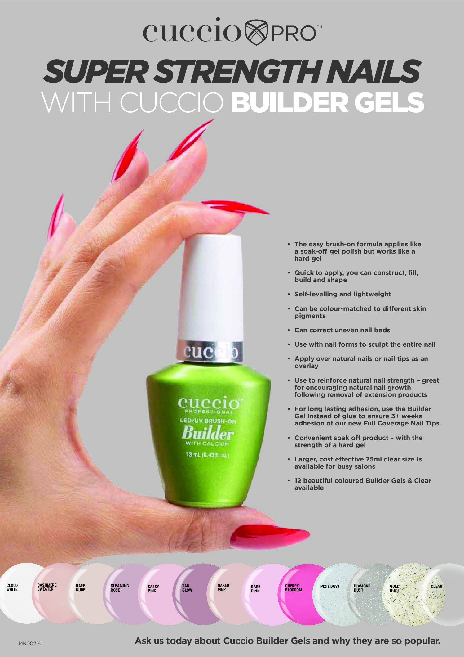 Cuccio Builder Gel Service Poster - Image 2