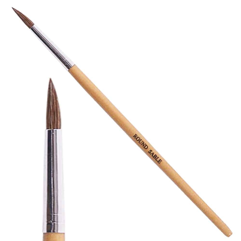 Round Sable Brush - Size 5 - Image 3