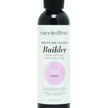 Cuccio Pro Brush On Colour Builder Gel with Calcium – Sassy Pink | LED/UV - 118ml