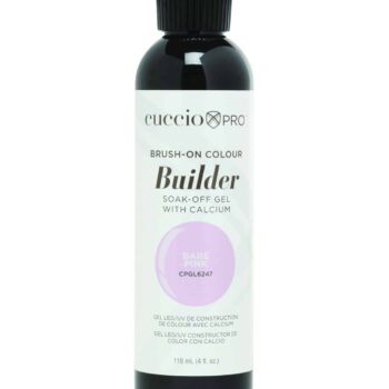 Cuccio Pro Brush On Colour Builder Gel with Calcium – Bare Pink | LED/UV - 118ml