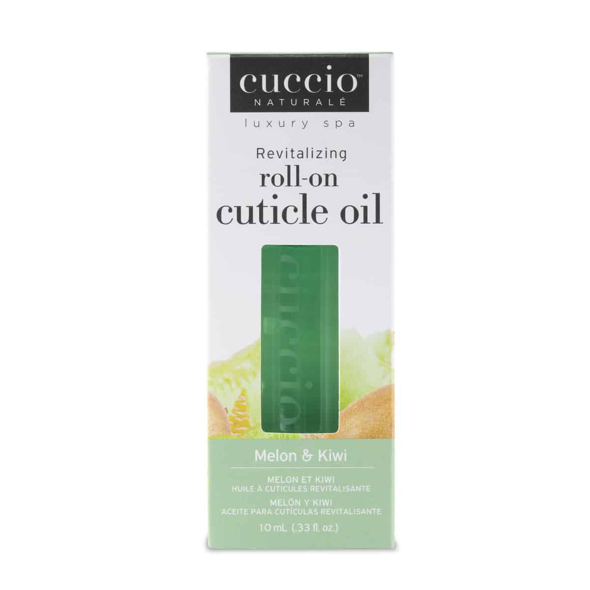 Cuccio Revitalising Cuticle Oil - Melon & Kiwi - 10ml (roll-on)