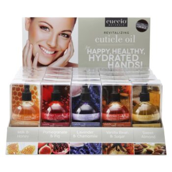 Cuticle Revitalising Oil Retail Display with 20 Oils - Version 1