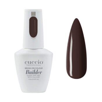 Cuccio Pro Brush On Colour Builder Gel with Calcium – Brownie | LED/UV
