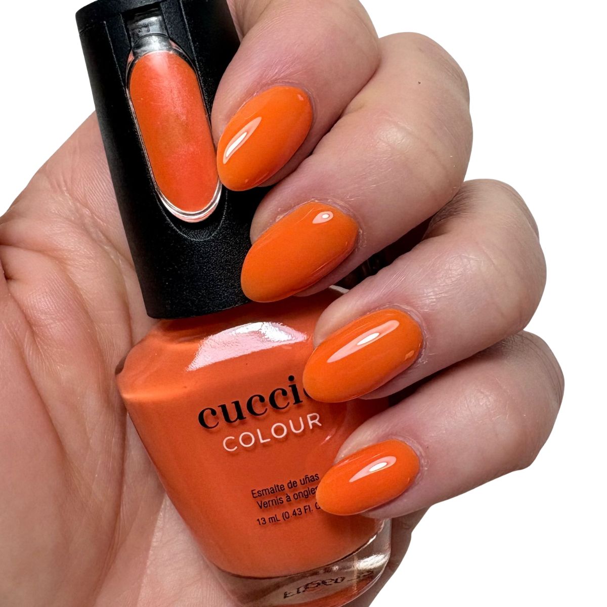 Warm Whim - Sunset Orange Professional Nail Lacquer - Cuccio Colour Nail Polish 13ml