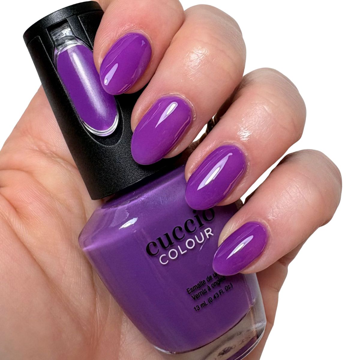 Mesmerized - Medium Purple Professional Nail Lacquer - Cuccio Colour Nail Polish 13ml