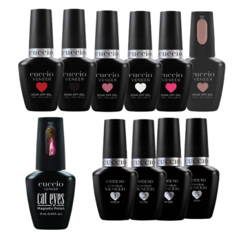 Cuccio Veneer Gel Polish Try Me Conversion Package | HEMA & TPO Free Professional Gel Polish Kit | Salon Starter System