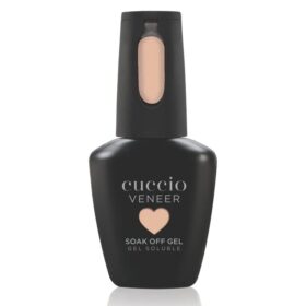 Cuccio Colour Veneer Happy Haze Peach Nude gel nail polish bottle from the Spellbound Collection