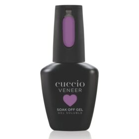 Cuccio Colour Veneer Mesmerized - Medium Purple gel nail polish bottle from the Spellbound Collection