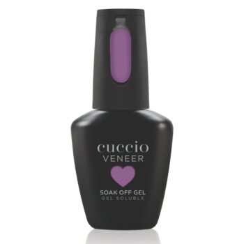 Cuccio Colour Veneer Mesmerized - Medium Purple gel nail polish bottle from the Spellbound Collection