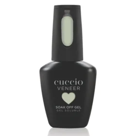 Cuccio Colour Veneer Summer N Shine Pearlescent Green gel nail polish bottle from the Spellbound Collection