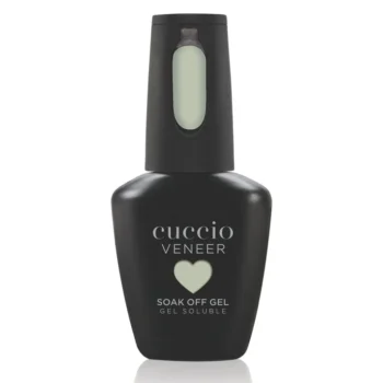 Cuccio Colour Veneer Summer N Shine Pearlescent Green gel nail polish bottle from the Spellbound Collection