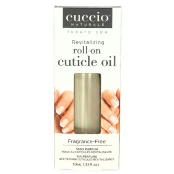 Cuccio Naturále Fragrance-Free Cuticle Oil – 10ml Rollerball for Sensitive Skin