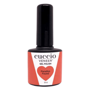 Cuccio Colour Veneer professional gel nail polish bottle showing premium salon grade nail colour packaging.