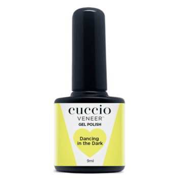 Cuccio Colour Veneer professional gel nail polish bottle showing premium salon grade nail colour packaging.