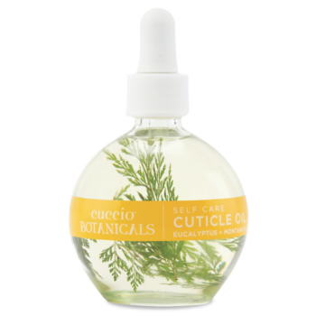 Cuccio Naturale Eucalyptus and Montana Flower Cuticle Revitalising Oil 62ml dropper bottle for nail hydration
