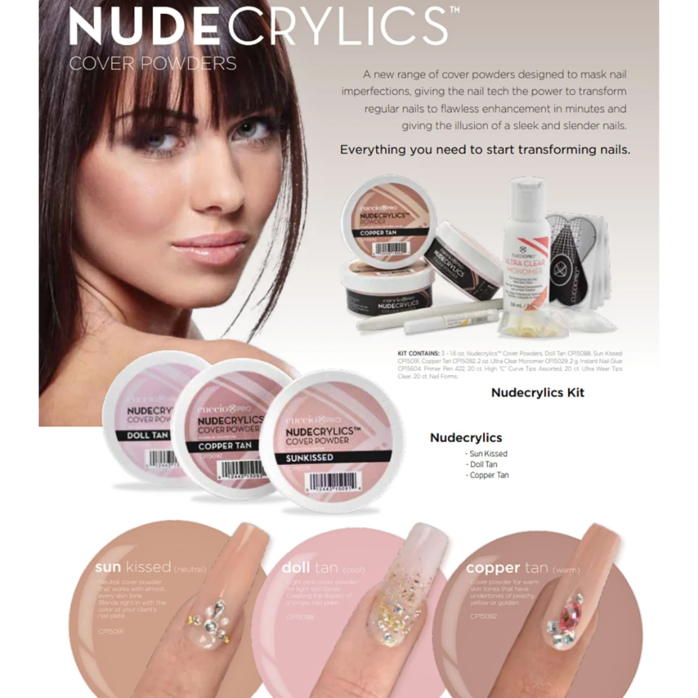 Cuccio Nudecrylics Cover Powders Kit - Image 6